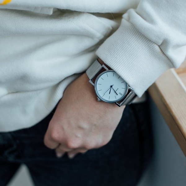 Жіночий годинник Geneva Steel Silver зі сріблястим браслетом, 38 мм — фото 6
