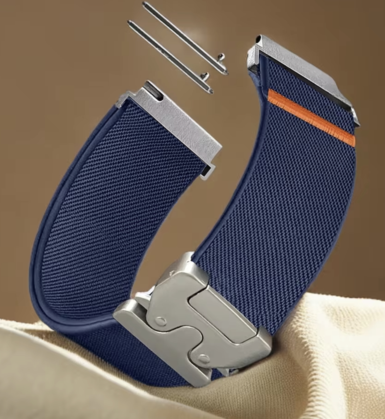 Besta Profi Blue 20 нейлоновий ремінець 20 мм, синій — фото 1