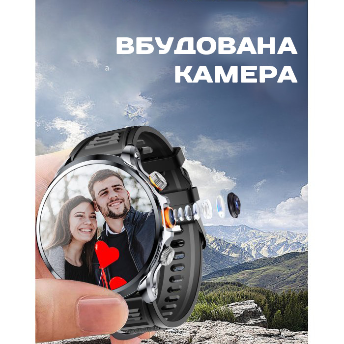 Смарт-годинник UWatch Smart Technology з SIM-карткою, GPS, Wi-Fi, камерою та Android — фото 5