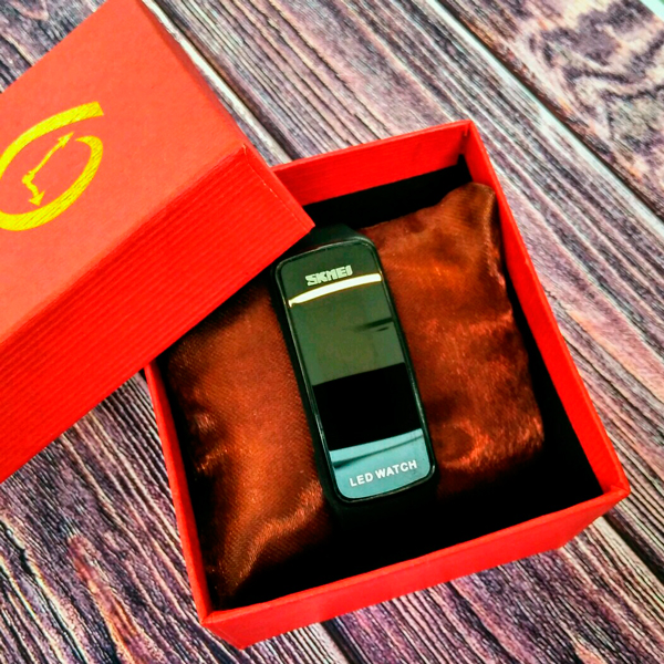Чоловічий годинник Skmei Electro 1119 чорний цифровий 5 ATM — фото 6