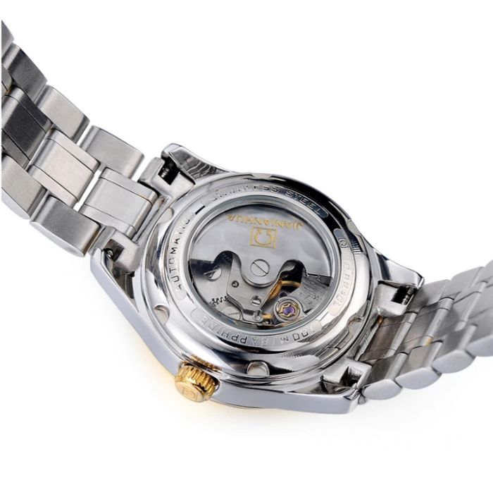 Жіночий механічний годинник Carnival White 8709 зі сріблястим браслетом — фото 6