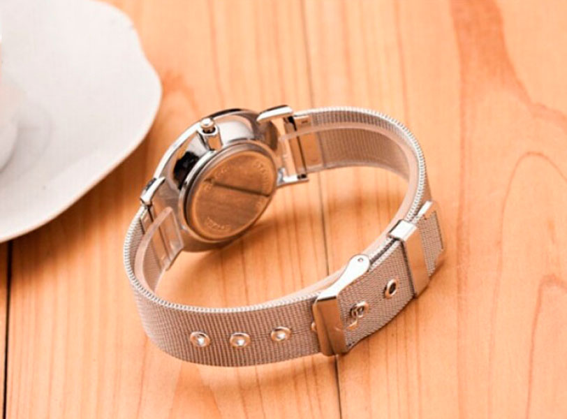 Жіночий годинник Geneva Steel Silver зі сріблястим браслетом, 38 мм — фото 10