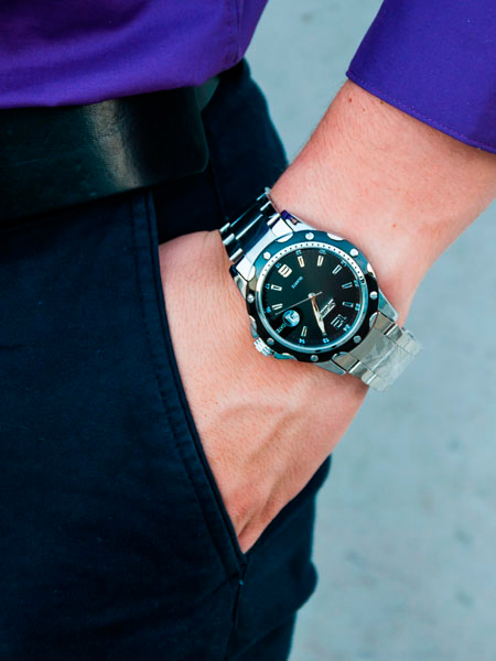 Чоловічий годинник Skmei Robby Steel 0992S зі сталевим ремінцем — фото 6