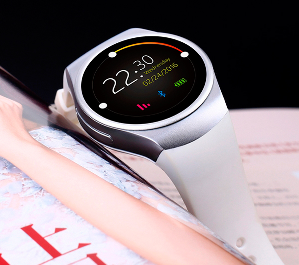 Смартгодинник UWatch Smart KW18 White з SIM-картою та вимірюванням пульсу — фото 3