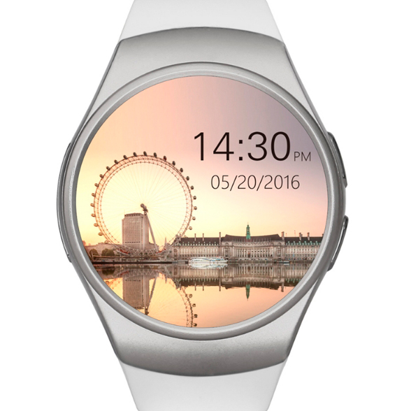 Смартгодинник UWatch Smart KW18 White з SIM-картою та вимірюванням пульсу — фото 1
