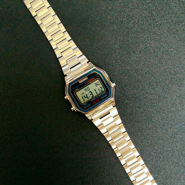 Чоловічий годинник Skmei Popular Silver 1123S зі сталевим браслетом — фото 4