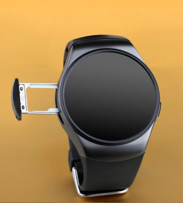Смартгодинник UWatch Smart KW18 Black із Sim-картою, пульсометром і Bluetooth 4.0 — фото 5