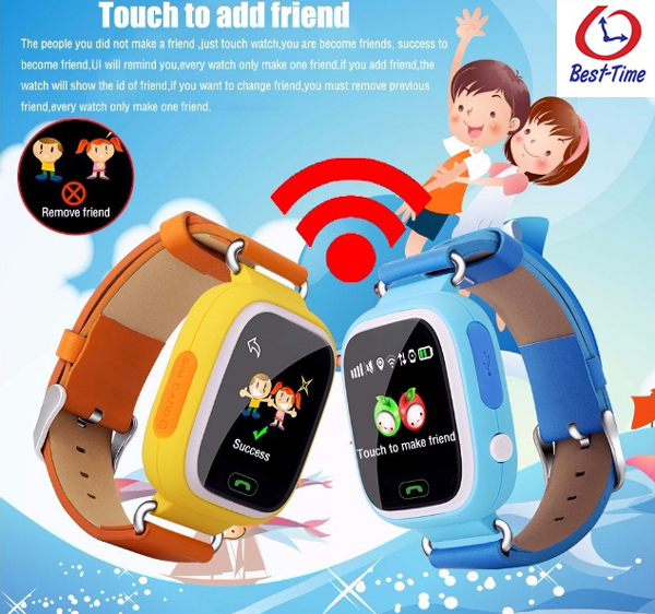 UWatch Smart Q100 Orange дитячий смарт-годинник із SOS та підтримкою SIM-карти — фото 3