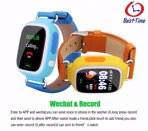 UWatch Smart Q100 Orange дитячий смарт-годинник із SOS та підтримкою SIM-карти — фото 7